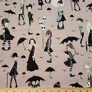 Going Goth Teens Fabric Taupe