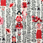 Rivoli Girl Grey Fabric