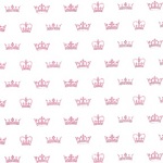 Send in the Crowns Princess Fabric