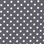 Dumb Dot Charcoal White Fabric
