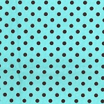 Dumb Dot Aqua Fabric