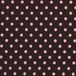 Dumb Dot Cocoa Fabric