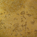 Fairy Frost Garland Gold Yellow Glitter Fabric 