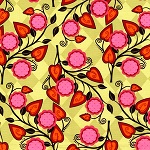 Flora Kiwi Fabric