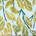Climbing Vines Olive Fabric