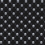 Knitting Skull Pirates Fabric
