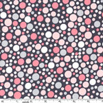 Play Dot Gray Pink Fabric 