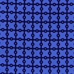 Dottie Grid Blue Fabric 