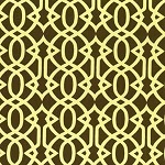 Garden Trellis Moss Fabric