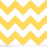 Chevrons Large Yellow Fabric 