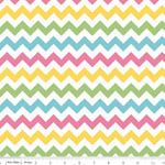 Knit Small Chevrons Girl Multi-Colored Fabric 