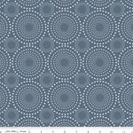 Knit Granite Circle Design Gray Fabric