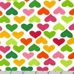 Laguna Cotton Jersey Knit Hearts Fabric