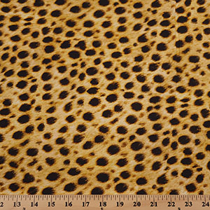 Animal Kingdom Jersey Knit Cheetah Print Fabric