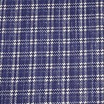 Cotton Boucle Print Fabric Indigo Blue