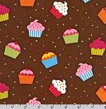 Cupcake Cocoa Fabric