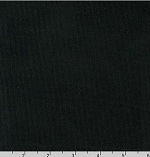 Corduroy 21 Wale Solid Black Fabric