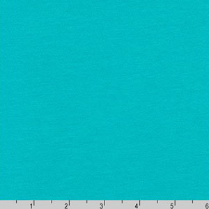 Dana Cotton Modal Interlock Knit Aqualine Teal Fabric