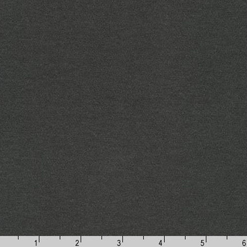 Dana Cotton Modal Interlock Knit Charcoal Gray Fabric