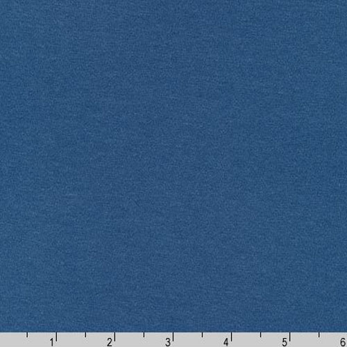 Dana Cotton Modal Interlock Knit Windsor Blue Fabric