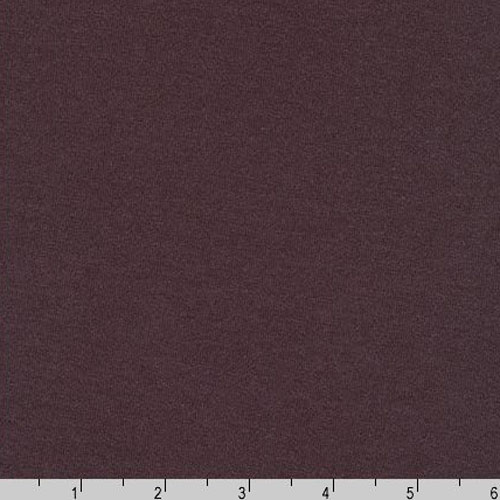 Dana Cotton Modal Knit Dark Plum Purple Fabric