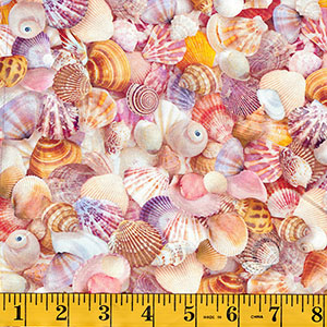 Imaginings Multi Colored Shell Fabric