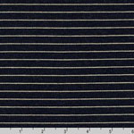 Indigo Knit Stripe Blue Fabric