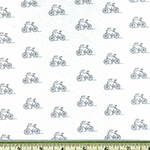 London Calling 7 Bicycle Lawn Fabric