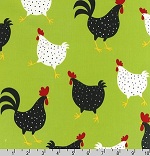 Metro Market Ellen Krans Lime Fabric