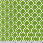 Metro Living Geometric Print Grass Green Fabric