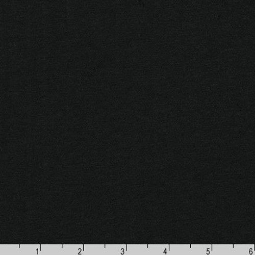 Panda 7oz Bamboo Blend Jersey Knit Solid Black Fabric