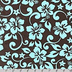 Paradise Pareaus Aqua Fabric