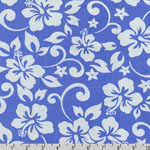 Paradise Pareaus Periwinkle Fabric