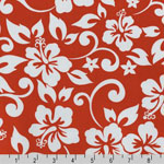 Paradise Pareaus Red Fabric
