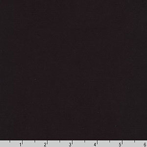 Premier Stretch Poplin Solid Black Fabric