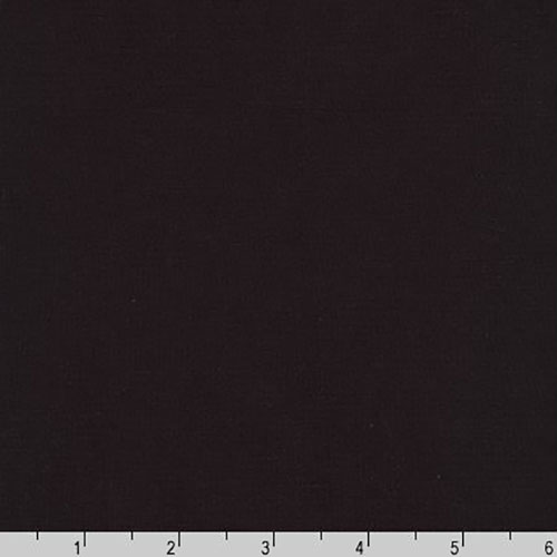 Premier Stretch Poplin Solid Black Fabric