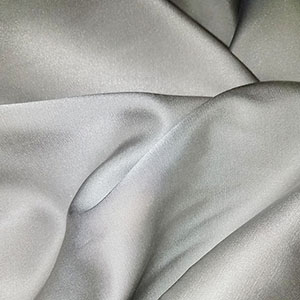 Radiance Cotton Silk Blend Solid Silver Gray Fabric