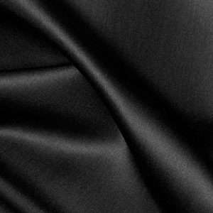 Radiance Cotton Silk Blend Solid Black Fabric