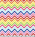 Zig Zag Remix Bright Print Fabric