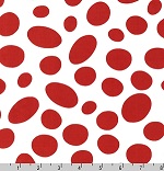 Celebrate Seuss! Dots Crimson Fabric