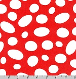 Celebrate Seuss! Dots Red Fabric