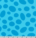 Celebrate Seuss! Dots Turquoise Fabric