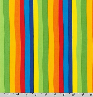 Celebrate Seuss! Rainbow Stripes Multi Fabric