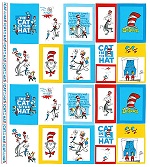 Cat in the Hat Panels Fabric