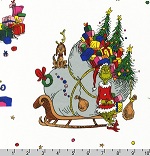 How the Grinch Stole Christmas Scenes Fabric