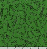 How the Grinch Stole Christmas Whos Green Fabric
