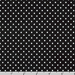 Sevenberry Petite Basics Polka Dot Black Fabric