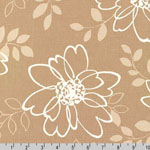 Sevenberry Canvas Cotton Flax Prints Fabric Natural