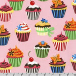 Cupcake Camellia Pink Fabric