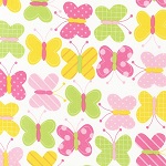 Urban Zoologie Butterfly Spring Fabric